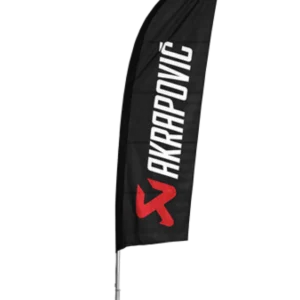 Akrapovic Self-standing flag set with tent flag kit
