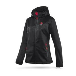 Akrapovic Womens Corpo Softshell Jacket Black - 2XL Akrapovic Womens Corpo Softshell Jacket Black - 2XL