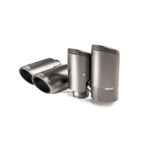 Akrapovic 2018+ Porsche Cayenne V6 (536) Tail Pipe Set (Titanium)