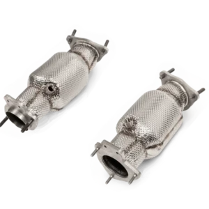 Akrapovic 2020+ Chevrolet Corvette C8 Link Pipe Set w/Catalytic Converter (SS)