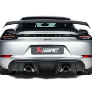 Akrapovic 2020+ Porsche Cayman GT4 (718) Slip-On Race Line (Titanium) (Req Tips / Option 2)