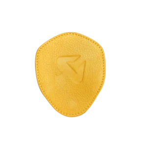 Akrapovic Leather Headphones Case - Yellow