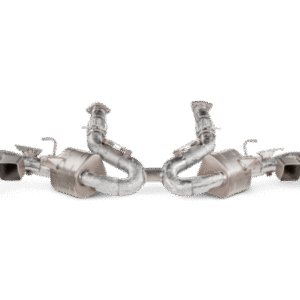Akrapovic 2020 Chevrolet Corvette Stingray (C8) OPF/GPF Slip-On Line (Titanium) w/ Titanium Tips