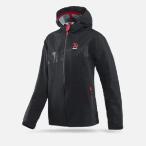 Akrapovic Mens Corpo Rain Jacket Black - XL