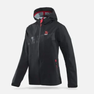 Akrapovic Womens Corpo Rain Jacket Black - XL