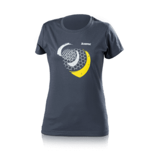 Akrapovic Lifestyle T-shirt Mesh Womens Blue-Grey - Large