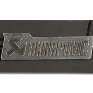 Akrapovic Silver sign badge