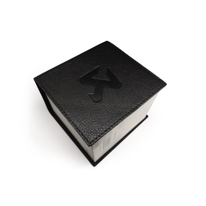 Akrapovic Leather Memo Notepad - Black