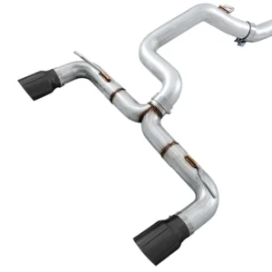 AWE Tuning Ford Focus RS Track Edition Cat-back Exhaust - Diamond Black Tips