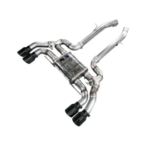AWE Tuning 20-25 BMW X3 M/M Comp (F97) AWD SwitchPath Axle-back Exhaust - Diamond Black Tips