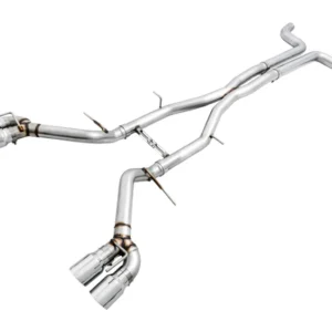 AWE Tuning 16-19 Chevy Camaro SS Non-Res Cat-Back Exhaust - Track Edition (Quad Chrome Silver Tips)