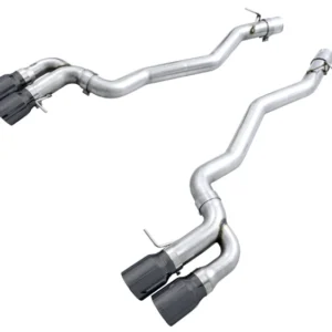 AWE Tuning 18-19 BMW F90 M5 Track Edition Axle-Back Exhaust- Black Diamond Tips