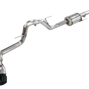 AWE 21-25 Ford F150 (14th Gen Reg Cab) Cat-Back Exhaust - 4.5in Dual Side Exit Diamond Black Tips
