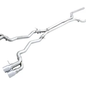 AWE Tuning 18-19 BMW M5 (F90) 4.4T AWD Cat-back Exhaust - Track Edition (Chrome Silver Tips)