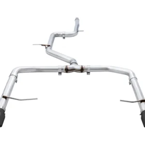 AWE Tuning 18-21 Volkswagen Jetta GLI Mk7 Track Edition Exhaust - Diamond Black Tips (Fits OEM DP)