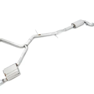 AWE Tuning Audi B9 A4 SwitchPath Exhaust Dual Outlet - Chrome Silver Tips (Includes DP and Remote)