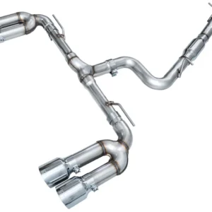 AWE 22-24 Audi 8Y S3 Track Edition Exhaust - Chrome Silver Tips