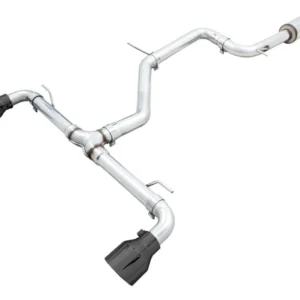 AWE 2022 VW GTI MK8 Track Edition Exhaust - Diamond Black Tips
