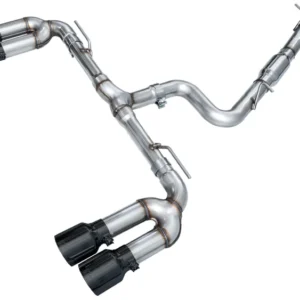AWE 22-24 Audi 8Y S3 Track Edition Exhaust - Diamond Black Tips