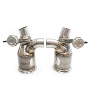 Fabspeed H.J.S. Sport Catalytic Converters PSE Valvetronic for Porsche 991.2 GT2 RS 2018-2020