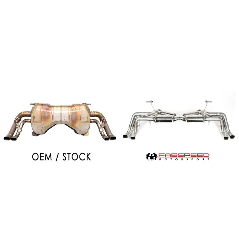Fabspeed Valvetronic Supersport X-Pipe Exhaust System for Audi R8 V10 2017-2019 - Image 10