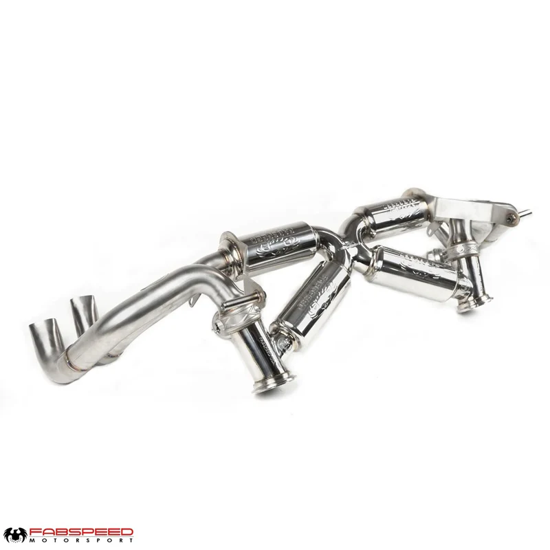 Fabspeed Valvetronic Supersport X-Pipe Exhaust System for Audi R8 V10 2017-2019 - Image 8