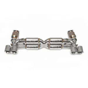 Fabspeed Supersport 70mm X-Pipe Exhaust System for Porsche 997 Turbo 2006-2009