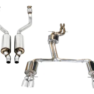 AWE Tuning Audi B8 / B8.5 S5 Cabrio Touring Edition Exhaust - Non-Resonated - Chrome Silver Tips