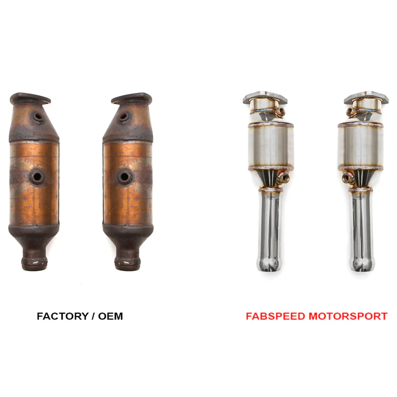 Fabspeed Sport Cat X-Pipe Exhaust System for Aston Martin V8 Vantage 2005-2010 - Image 7