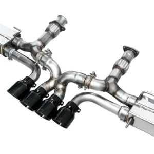 AWE 2023 C8 Corvette Z06 SwitchPath Cat-Back Exhaust - Diamond Black Tips