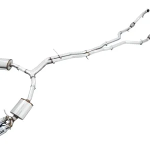 AWE Tuning Audi B9 S5 Sportback Touring Edition Exhaust - Non-Resonated (Silver 102mm Tips)