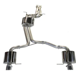 AWE Tuning Audi 8R Q5 3.2L Non-Resonated Exhaust System (Downpipe-Back) - Diamond Black Tips