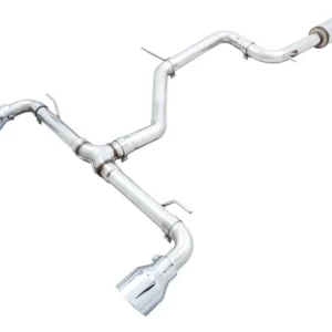 AWE 2022 VW GTI MK8 Track Edition Exhaust - Chrome Silver Tips