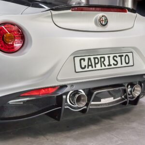 Capristo Alfa Romeo 4C – Free Flow Exhaust with Carbon Diffuser