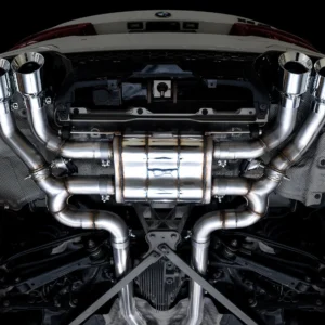 AWE Tuning 20-25 BMW X3 M/M Comp (F97) AWD SwitchPath Axle-back Exhaust - Chrome Silver Tips