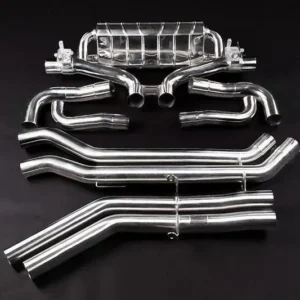 CAPRISTO Lamborghini Urus/S - Valved Exhaust w Mid-Silencer Spare for OEM Tips (OE Actuators)
