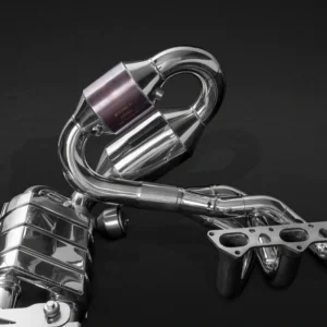 CAPRISTO Porsche 991.1 GT3/3RS - Racing Valved Exhaust with Headers, 250 Cell Sports Cat, and Carbon Engine Cover (CES3)