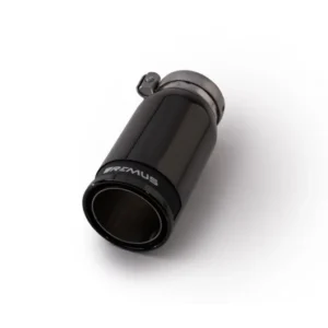 Remus Universal Sport Exhaust 84mm Blk Chrm Straight w/Carbon Insert & Adj Clamp Tail Pipe (Single)