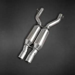 CAPRISTO Mercedes AMG C63 (W204) - Valved Exhaust with Middle Silencer Pipes (CES3