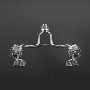CAPRISTO Mercedes AMG C63 (W204) Black Series - Valved Exhaust with Middle Silencer Pipes (CES3)