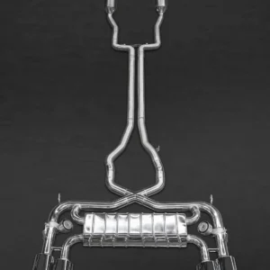 CAPRISTO Jaguar F-Type V8S - Valved Exhaust with Sports Cats 250 Cell and X Pipe (for OE Actuators)