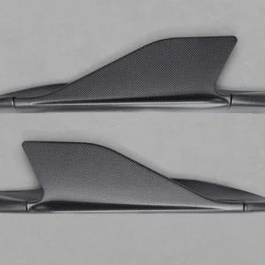 CAPRISTO Ferrari 488 - Carbon Side Fins (with Adapters) (Matte)