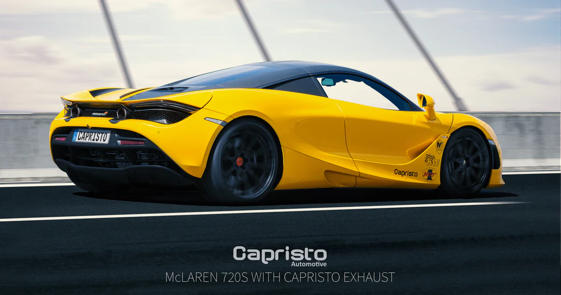 CAPRISTO Mclaren 720S - 100 Cell Sports Cats Downpipes (with Heat Blankets)