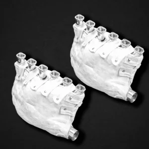 CAPRISTO Ferrari F50 - Full Exhaust with Headers, Cat Delete, and X-Pipe Muffler (incl. Remote Kit)