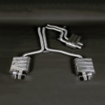 CAPRISTO Audi RS4 (B8) – ECE Valved Exhaust with Middle Silencer Pipes