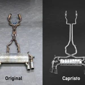 CAPRISTO Jaguar F-Type V8S - Valved Exhaust with Sports Cats 100 Cell and X Pipe (CES3)