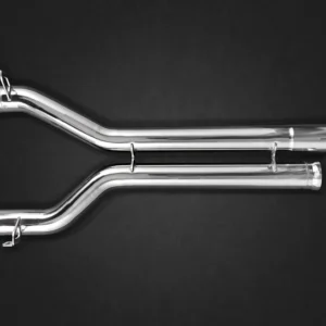 CAPRISTO Mercedes AMG C63 (W204) - Valved Exhaust with Mid-Silencer Delete Pipes (CES3)