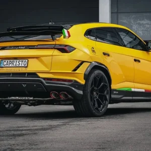 CAPRISTO Lamborghini Urus Performante - Valved Exhaust with Middle Silencer Spare and Wicrom "Performante" Tips (for OE Actuators)