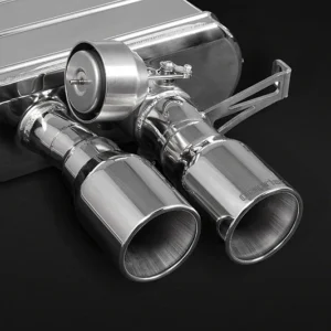CAPRISTO BMW 550i (F10) - ECE Valved Mufflers with Stainless Steel Tips (CES3)
