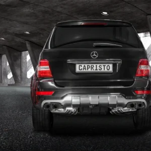 CAPRISTO Mercedes AMG ML63 (W164) - Valved Exhaust with Ceramic Tips (CES3)